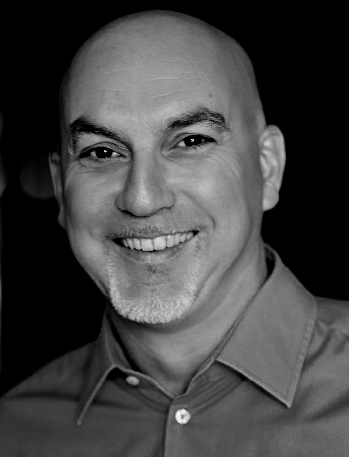 Pascal Flatrès, fondateur ALM, portrait noir et blanc